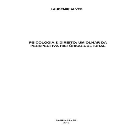 Tese de laudemir alves na puccamp em 2010