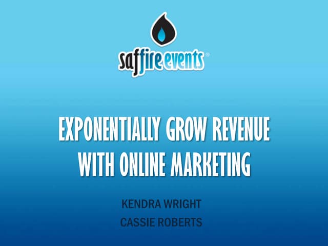 Exponentially Grow w/ Online Marketing TES