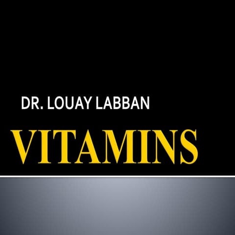 Vitamins