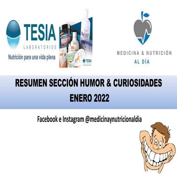 Tesia labs resumen humor enero 2022