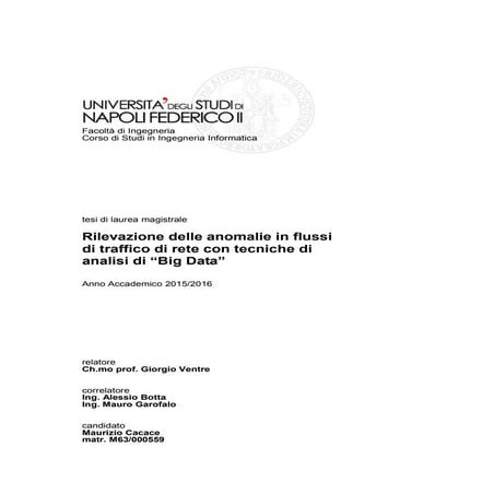 Anomaly detection in network traffic flows with big data analysis techniques 