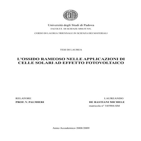 Tesi Bachelor Debastiani