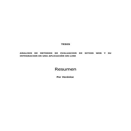 Evaluacion de Sitios Web