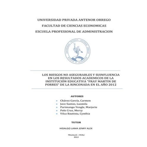 Resumen de ponencia | PDF