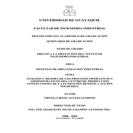 Tesis Analisis y mejora de los procesos operativos y administrativos del cent...