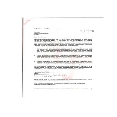 Tesis91 plan de negocios