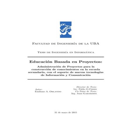 Tesis administraccion de proyectos