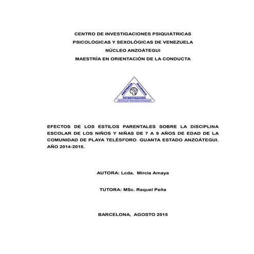 Tesis correlacionar mircia | DOC