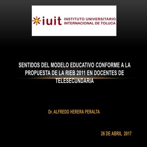 Reforma Educativa de Telesecundarias