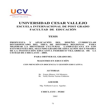 Tesis de maestría