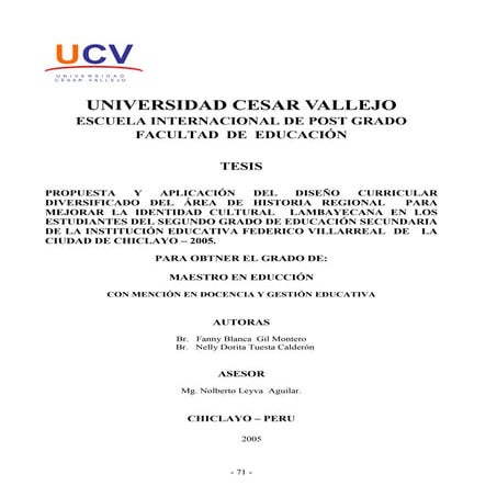 Tesis de maestría