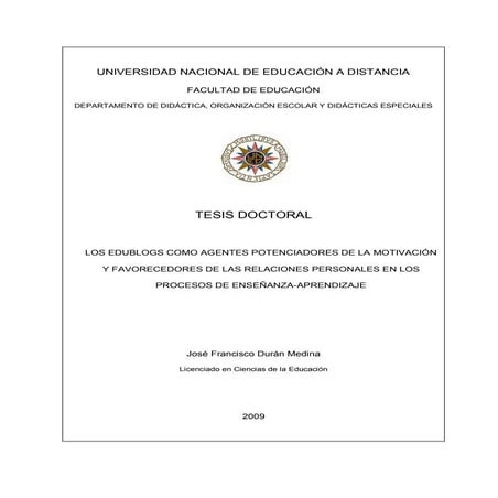 Tesis Edublogs