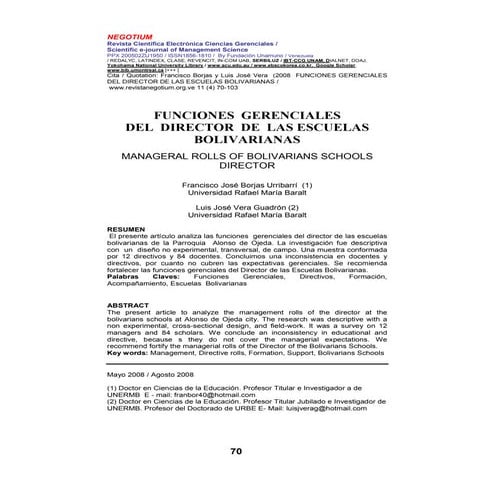 Tesis funcion director escuela