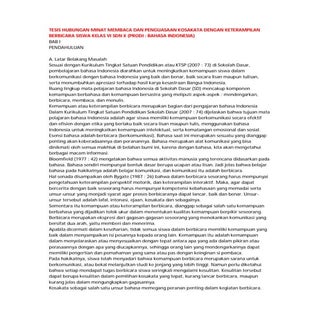 Tesis hubungan minat membaca dan pe...