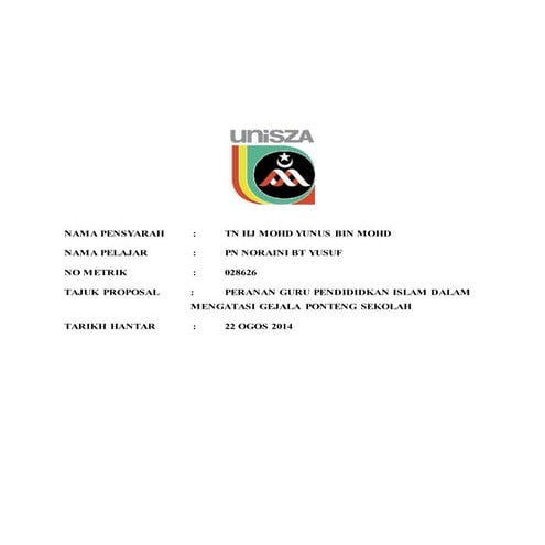 Tesis gejala ponteng