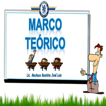 Tesis  marco teórico 