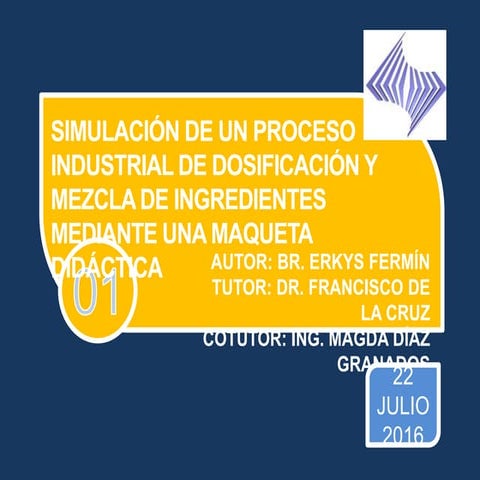 Simulacion de un Proceso industrial de dosificacion y mezcla con PLC TWIDO y ...