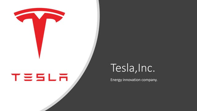 Tesla vision and mission | PPTX