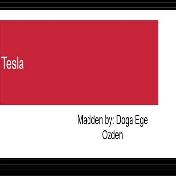 Tesla Products | PPTX