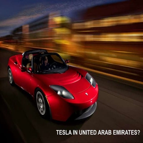 Tesla in UAE (Financial Strategy)