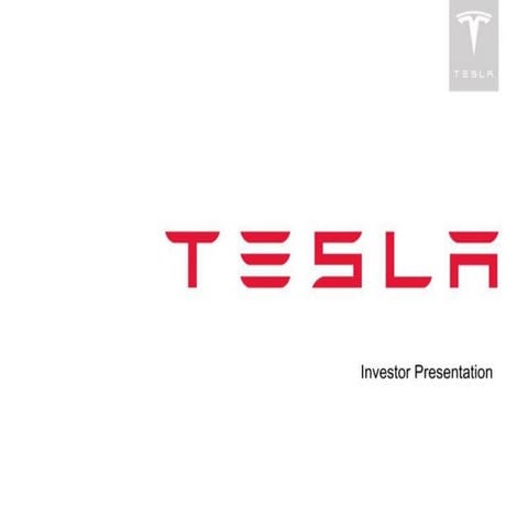 Tesla Investor Presentation - Model S