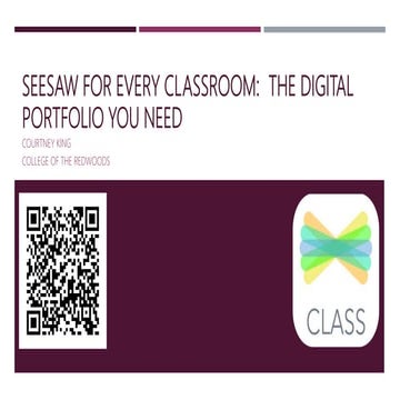 TESOL 2017 EV Workshop: SeeSaw for Every Classroom