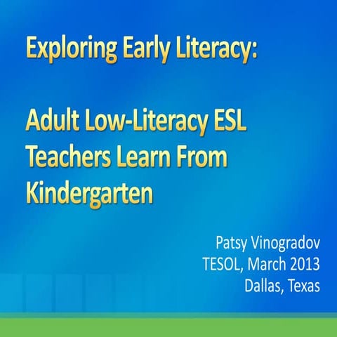 Tesol little desks_dallas_2013