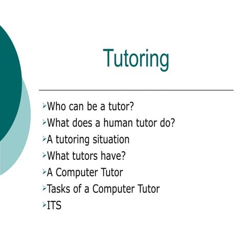 Tutoring