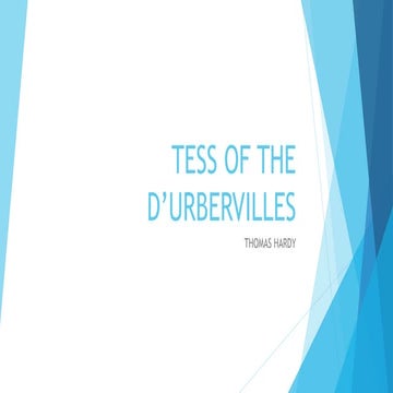Tess of the d’urbervilles