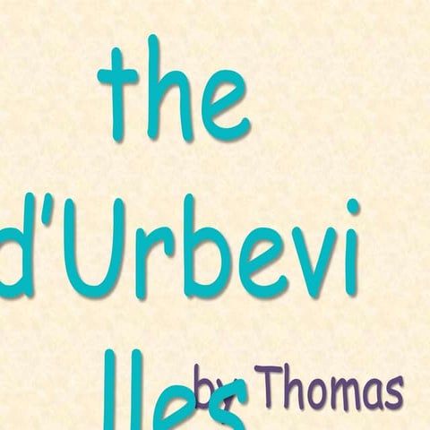 Tess of the d’Urbevilles