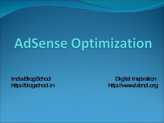 AdSense Tips by Amit Agarwal