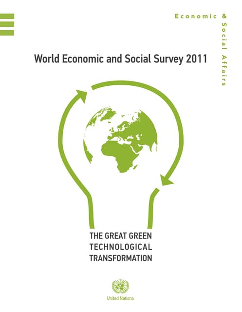 World Economic and Social Survey 2011: The Great Green Technological Transformation 