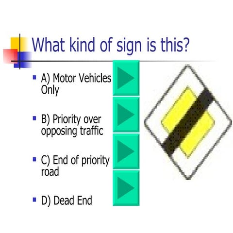 Road Traffic Signs | PPS