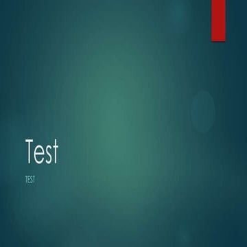 Test | PPTX