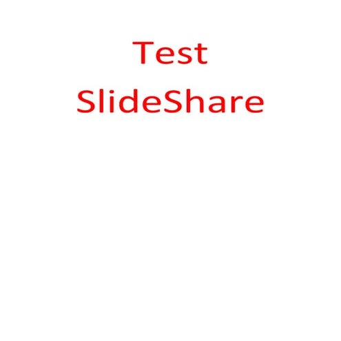 Test presentation | PPT