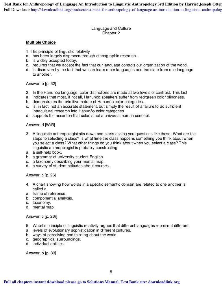 Types of language testing pdf picture