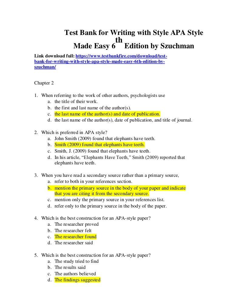 Apa 6th Edition Download slideshare