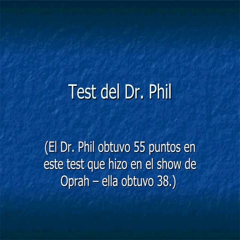 Test De Phill