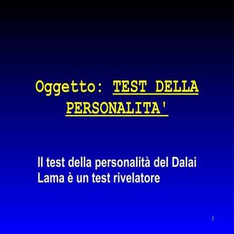 Test Della Personalità 2 | PPS | Pets