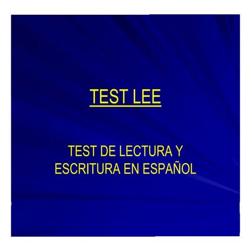 Test Lee