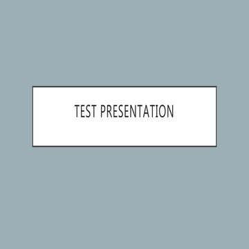 Test presentation12345