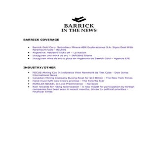 Test Presentation Barrick IIS 7 