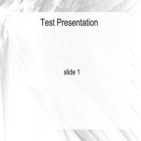 Test presentation | PPTX
