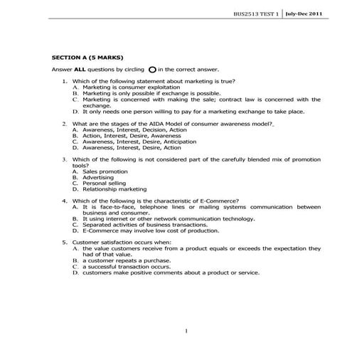 Test 1 | DOC