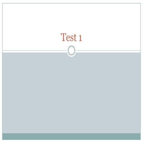 Test 1 | PPTX