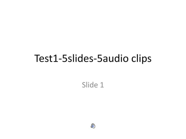 Test1 5slides