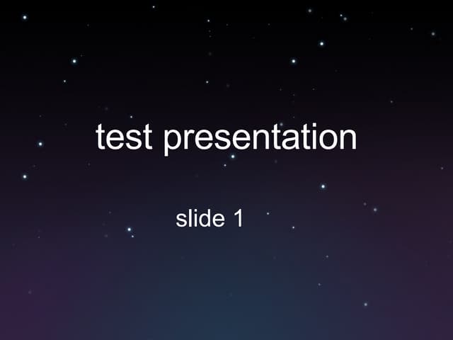 test
