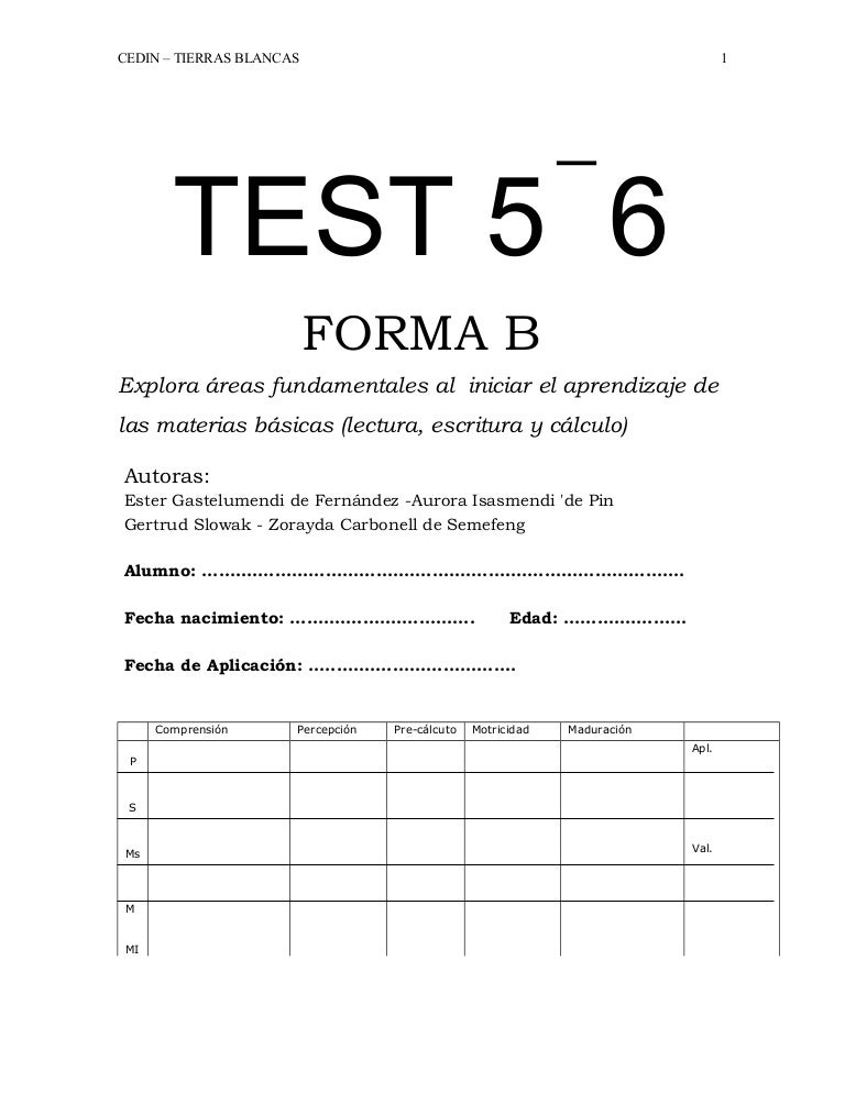 Manual De Test Benton Y Luria Petrucci