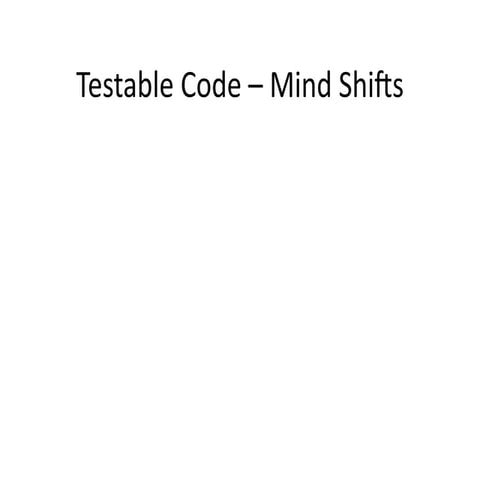 Testability