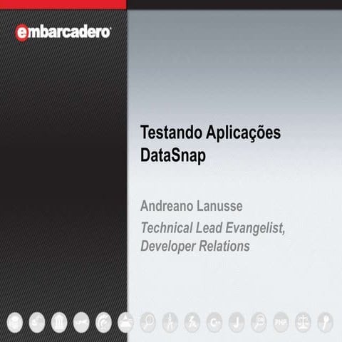 Testando aplicações DataSnap